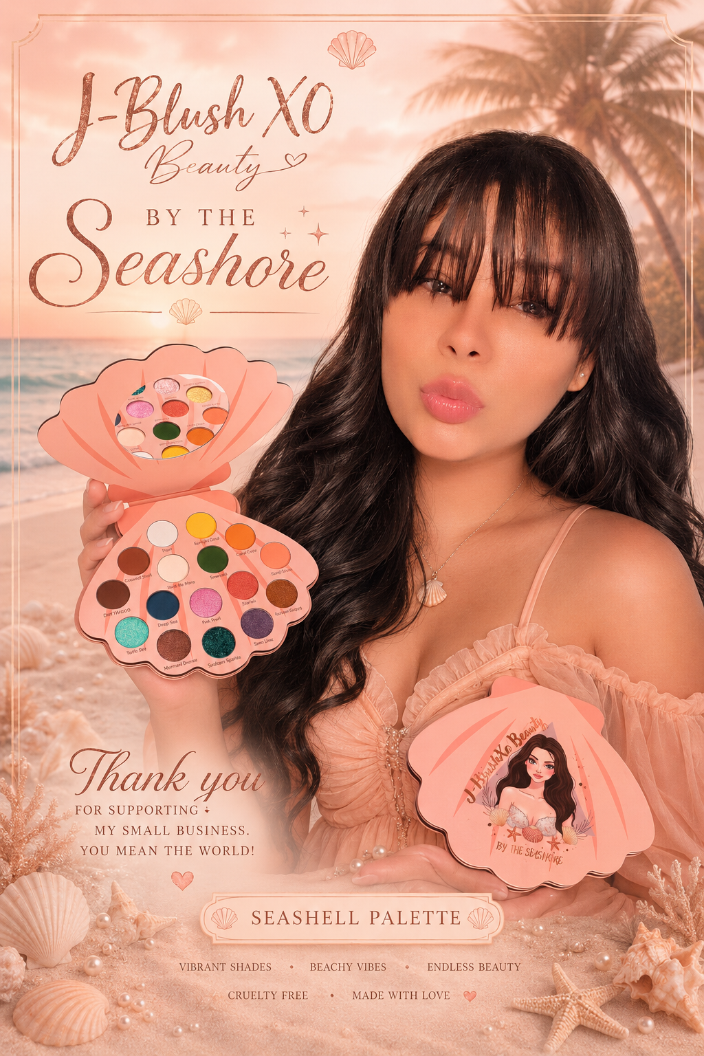 By The Seashore: Seashell  Palette